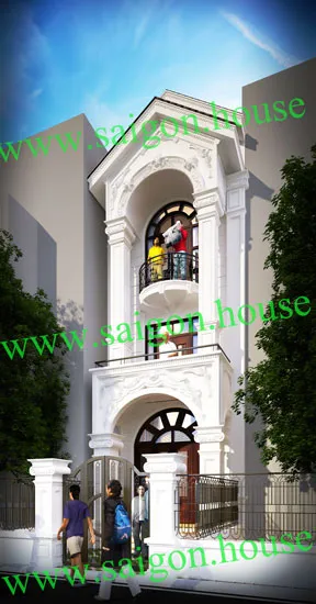 Thiết kế biệt thự, nhà kiểu Pháp