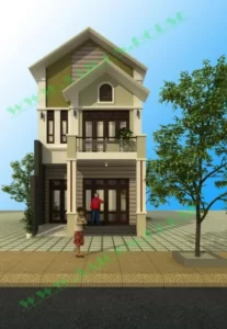 THIẾT KẾ NHÀ PHỐ (6M X 25M)