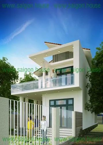 MẪU THIẾT KẾ BIỆT THỰ MÁI HIỆN ĐẠI ( 8.5 X 16M )