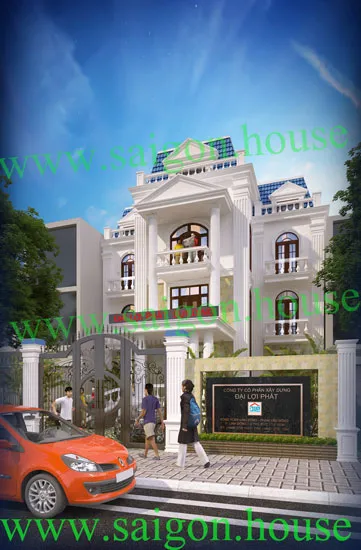 Thiết kế biệt thự, nhà kiểu Pháp