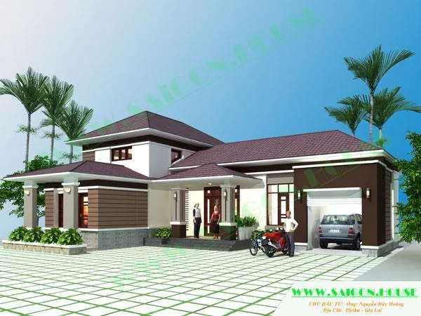 THIẾT KẾ BIỆT THỰ NHÀ VƯỜN
