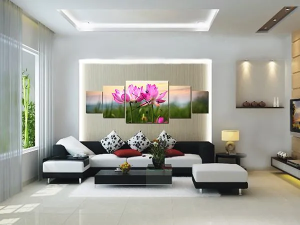 Không gian phòng khách trong thiết kế nhà