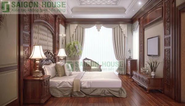 BIỆT THỰ SANG TRỌNG VỚI NỘI THẤT GỔ