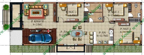 5 mẫu thiết kế nhà phố đẹp nhất 2015