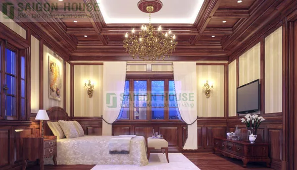 BIỆT THỰ SANG TRỌNG VỚI NỘI THẤT GỔ