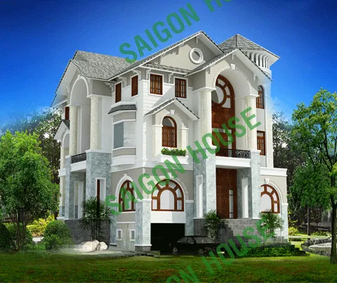 Mẫu Thiết Kế Biệt Thự Tân Cổ Điển