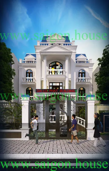Thiết kế biệt thự, nhà kiểu Pháp