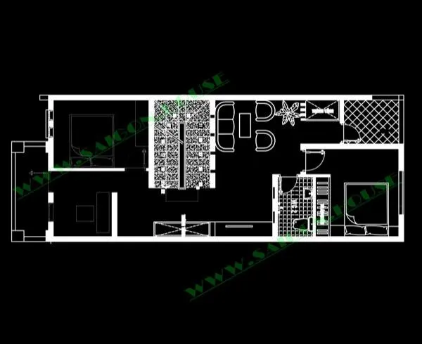 THIẾT KẾ NHÀ PHỐ 1 TRỆT 1 LẦU (6M X 16M)