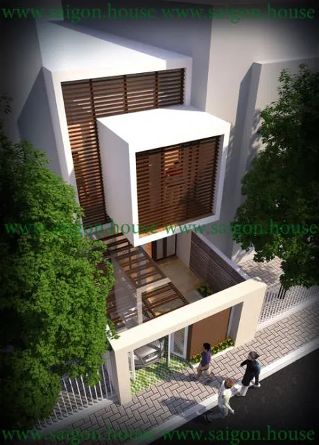 MẪU THIẾT KẾ NHÀ PHỐ 2 TẦNG HIỆN ĐẠI