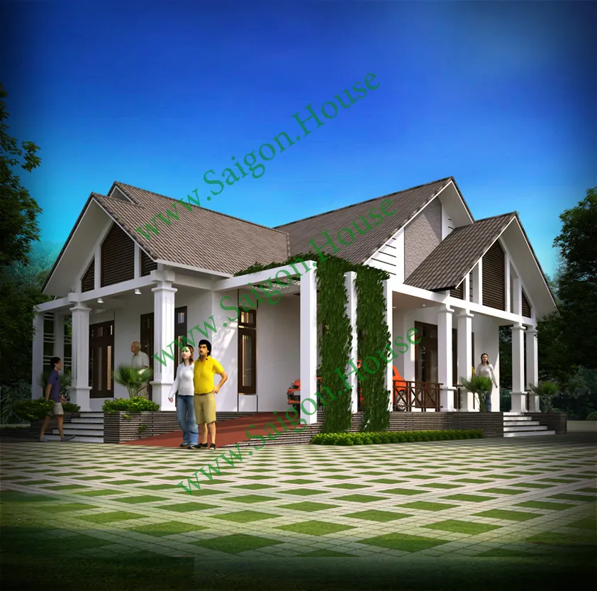 Mẫu thiết kế biệt thự vườn đẹp