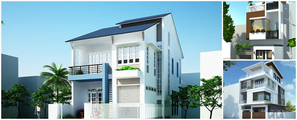 Một số mẫu thiết kế nhà phố đẹp thời thượng
