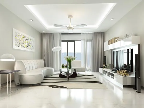 Không gian phòng khách trong thiết kế nhà