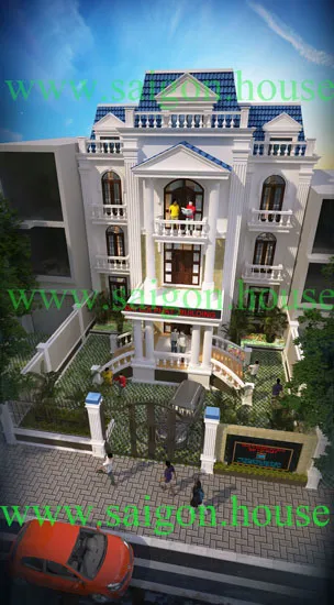 Thiết kế biệt thự, nhà kiểu Pháp