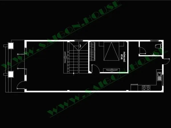 THIẾT KẾ NHÀ PHỐ (5.5M X 18M)