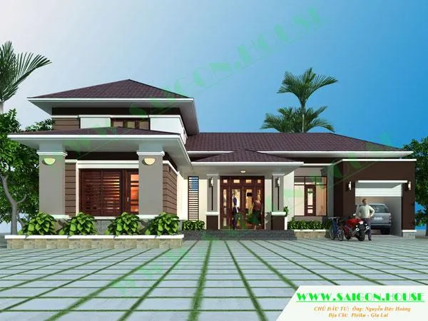 THIẾT KẾ BIỆT THỰ NHÀ VƯỜN