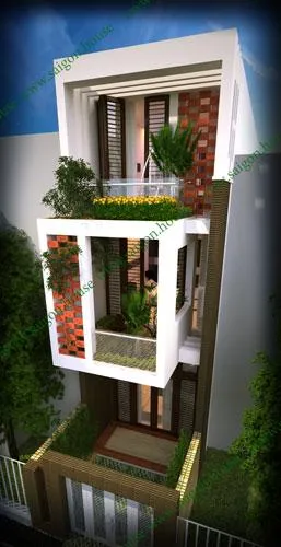 MẪU THIẾT KẾ NHÀ PHỐ (4 X 18 M2)
