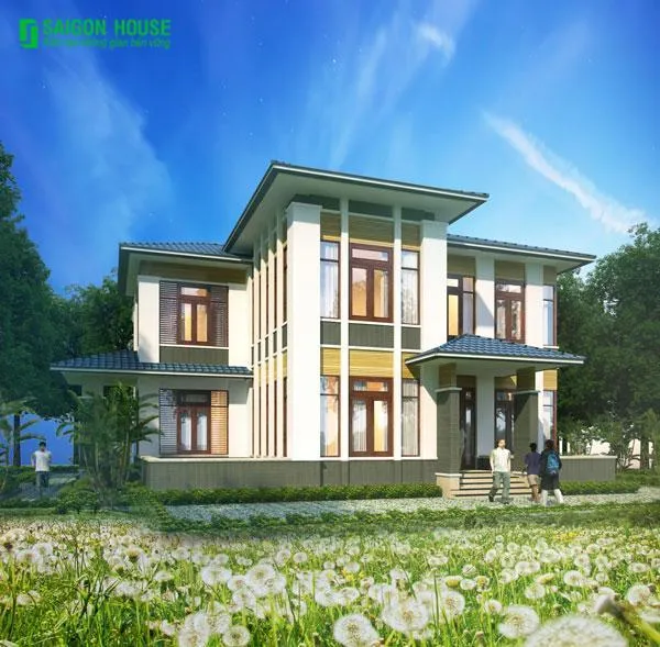 Thiết kế biệt thự đẹp – Saigonhouse