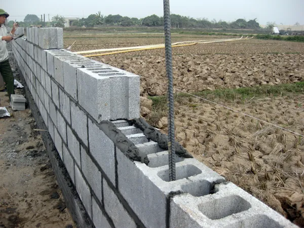 Kỹ Thuật Thi Công Xây Tường Gạch Bê Tông & Gạch Block Xi Măng