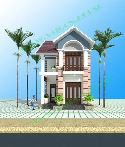 THIẾT KẾ NHÀ PHỐ (8M X 25M)