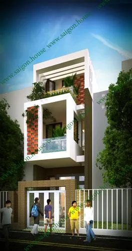 MẪU THIẾT KẾ NHÀ PHỐ (4 X 18 M2)