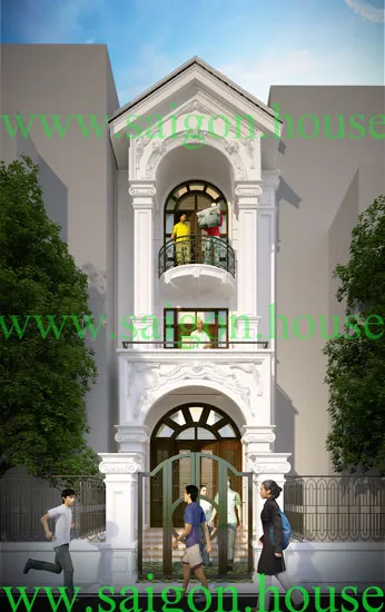 Thiết kế biệt thự, nhà kiểu Pháp