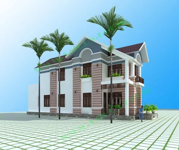 THIẾT KẾ NHÀ PHỐ (8M X 25M)