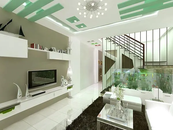 Không gian phòng khách trong thiết kế nhà