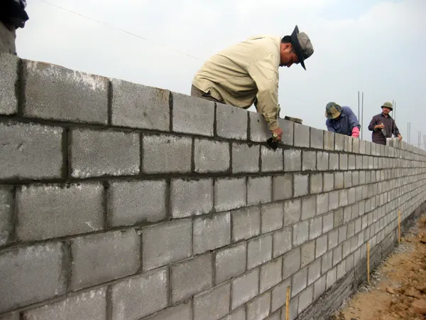 Kỹ Thuật Thi Công Xây Tường Gạch Bê Tông & Gạch Block Xi Măng